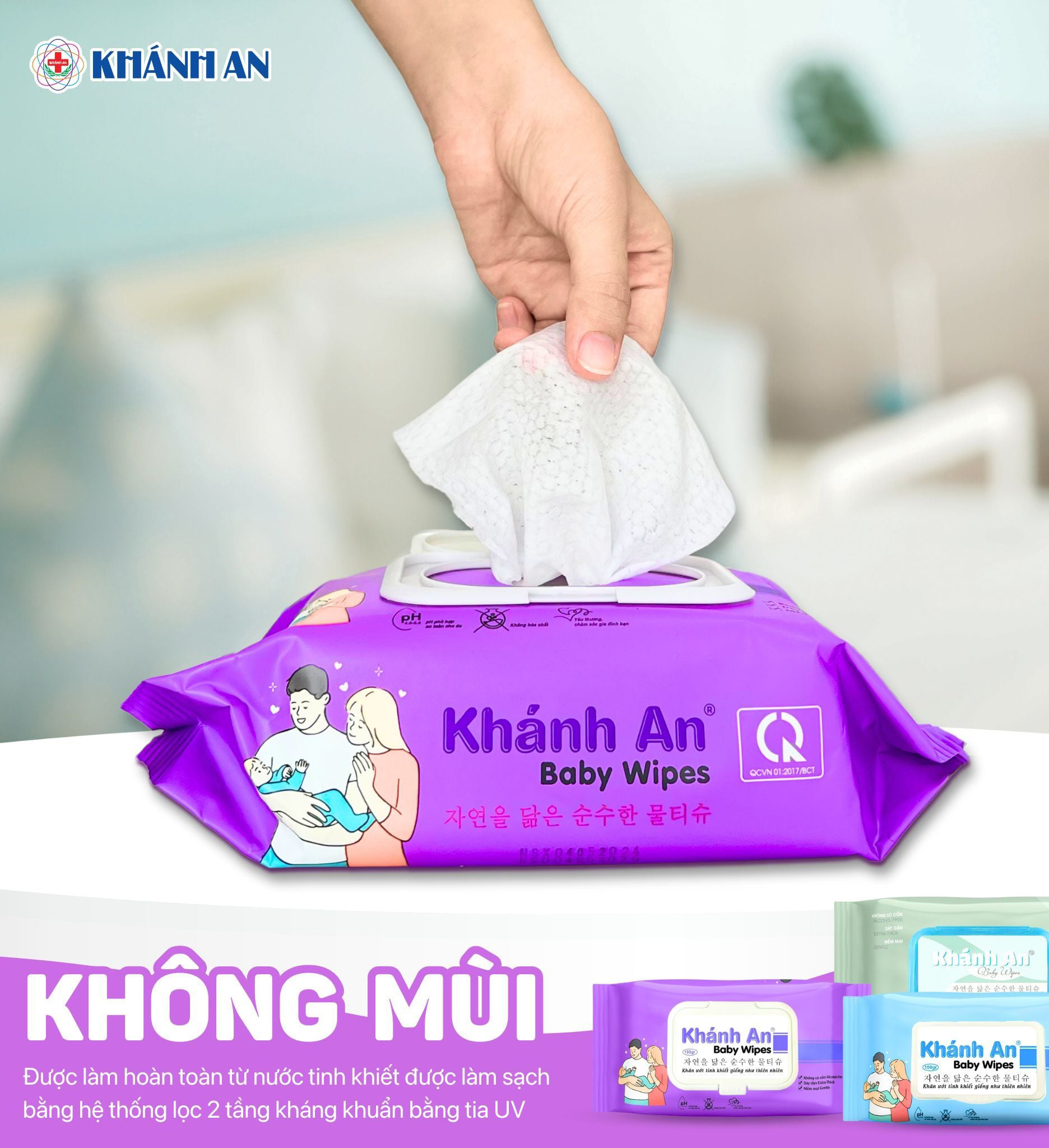 Khăn ướt không mùi