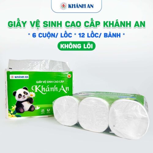 Khăn Giấy Vệ Sinh Cao Cấp Khánh An Không Lõi