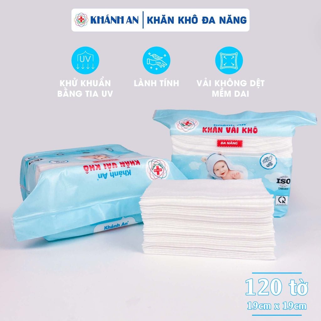 Khăn khô đa năng Khánh An (Xanh)