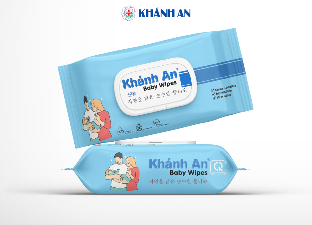 Khăn ướt không mùi Khánh An 100g