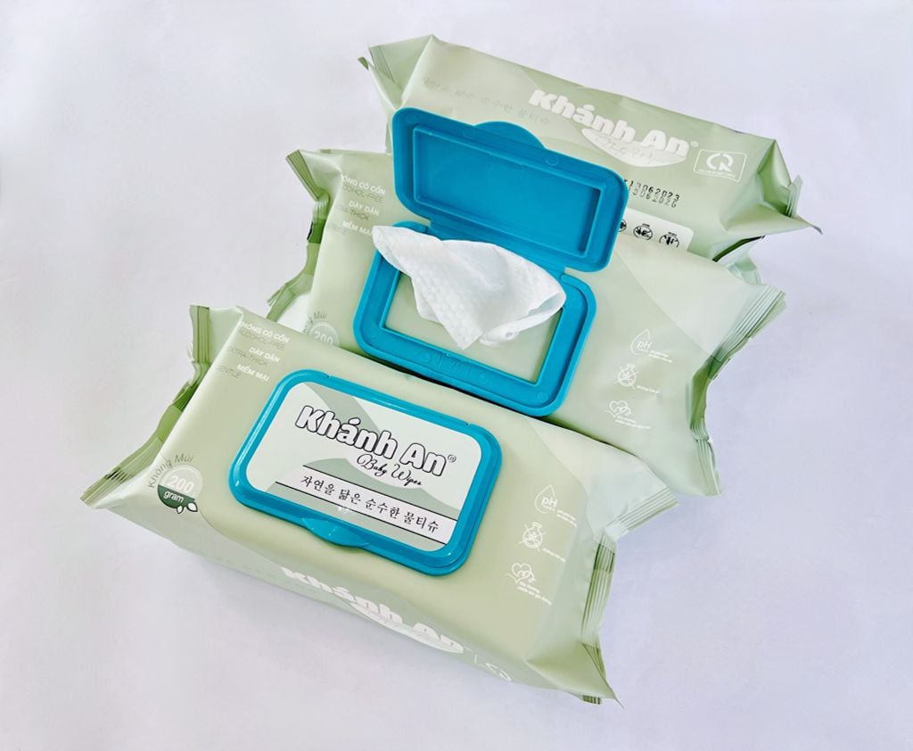 Khăn ướt không mùi Khánh An 200g