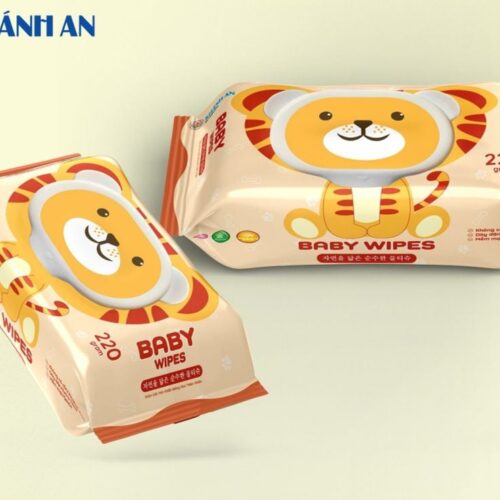 Khăn ướt không mùi Khánh An 220gr con hổ