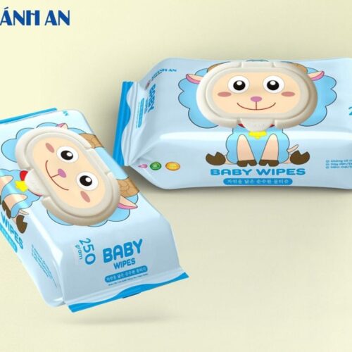 Khăn ướt không mùi Khánh An 250gr con cừu