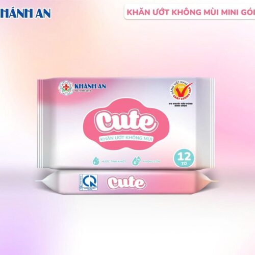 Khăn ướt không mùi mini Cute