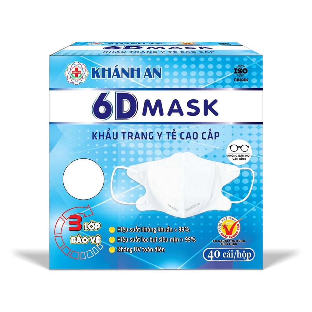 Khẩu trang 6D MASK Khánh An