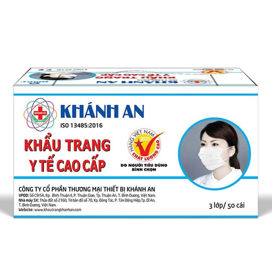 Khẩu trang y tế 3 lớp Khánh An